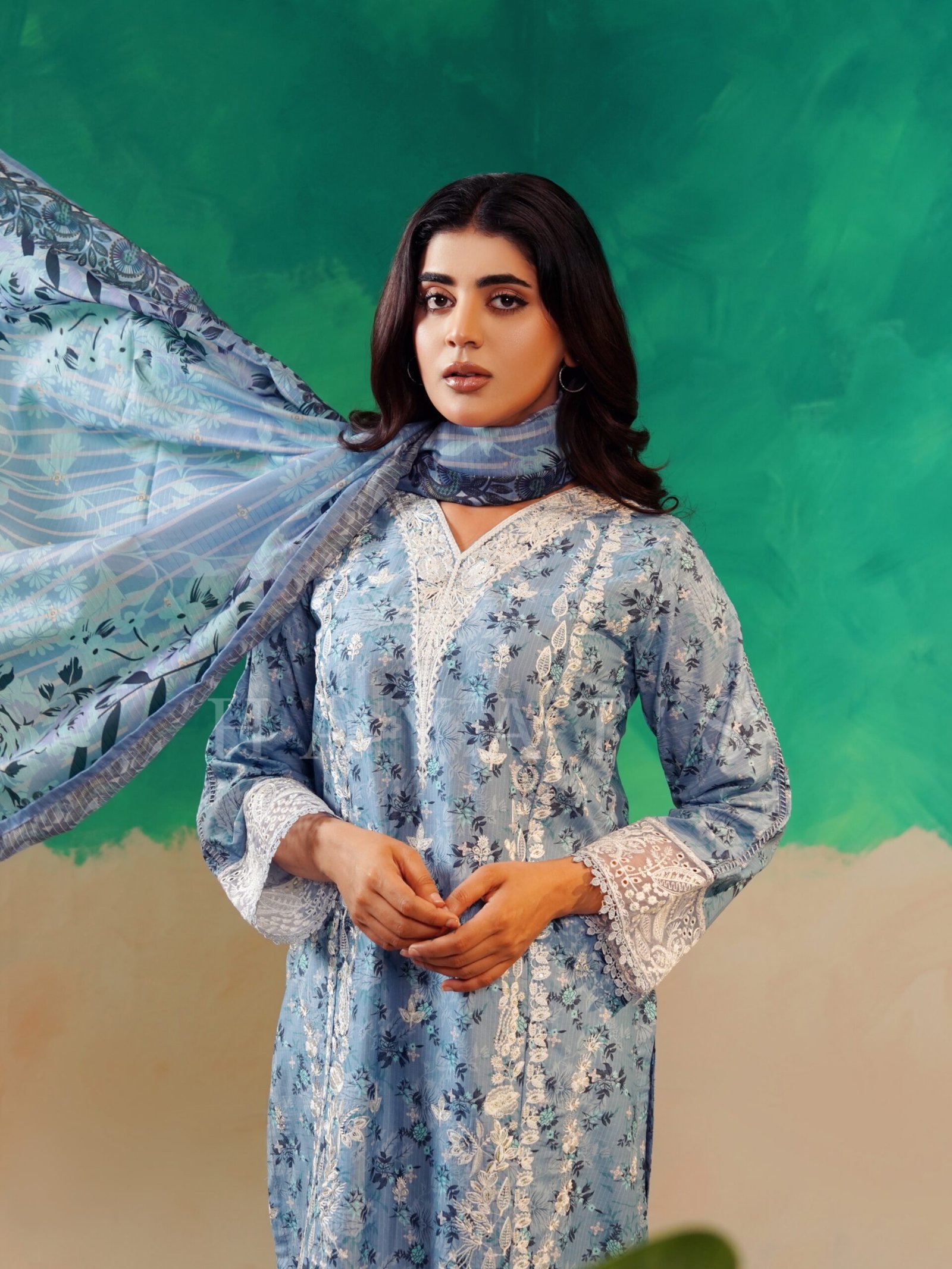 Ronk-e-Eid Print Kari