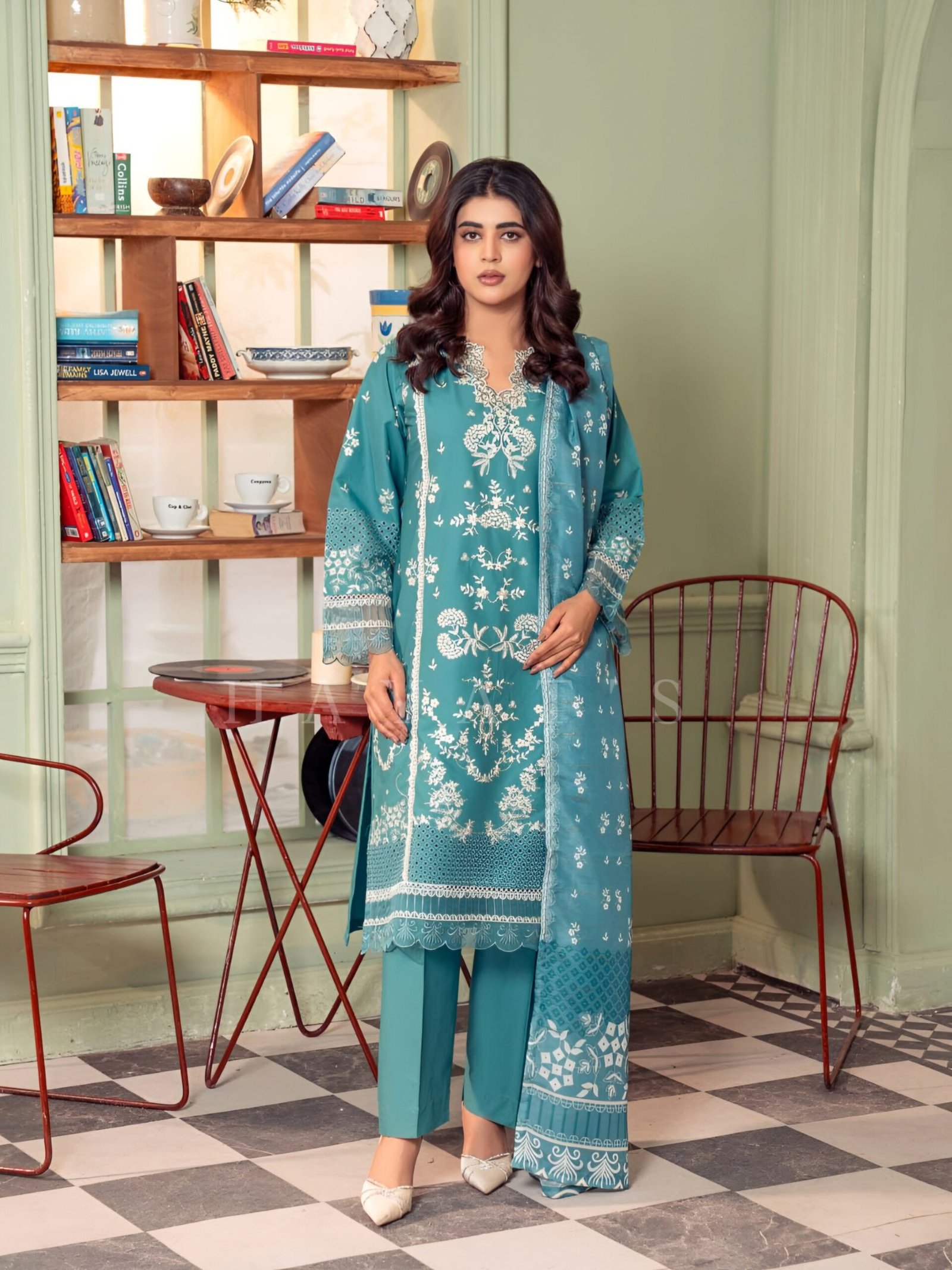 Teal Blue 3Pc - HYT990