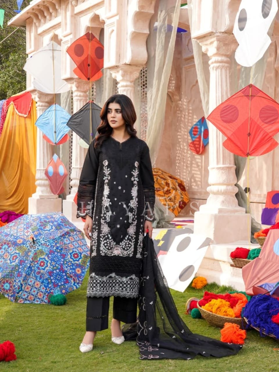 Gul-e-Bahar 3PC Jet Black