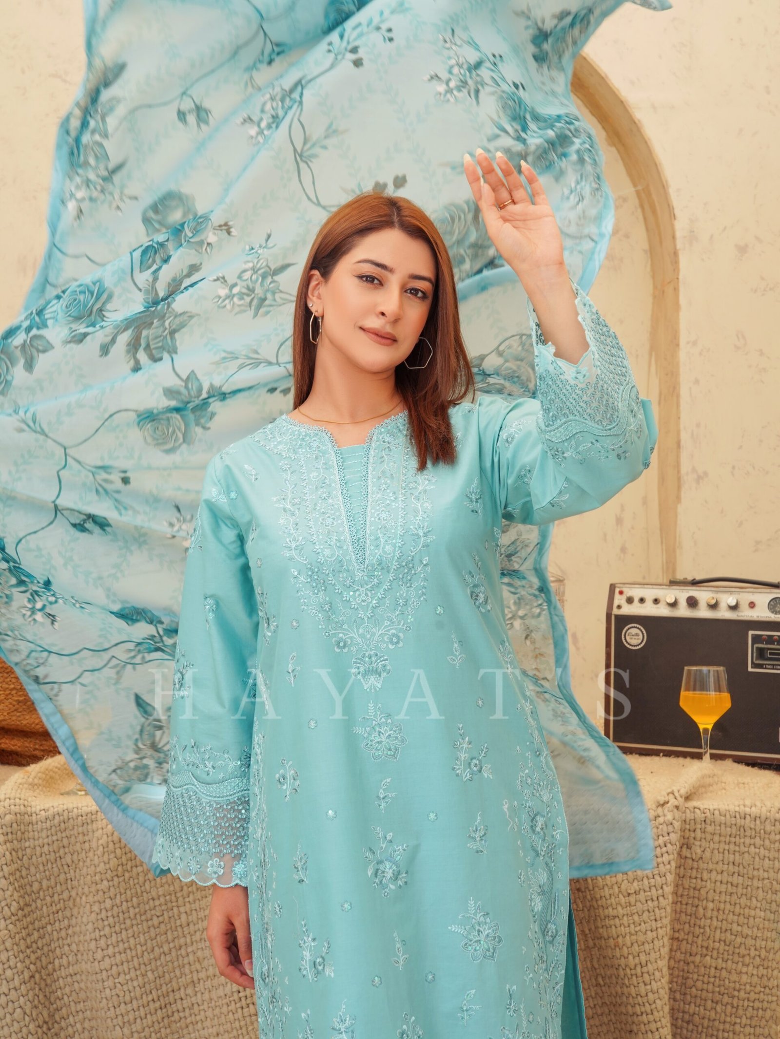 Mehak-e-Hayat Aqua Marine - 1015