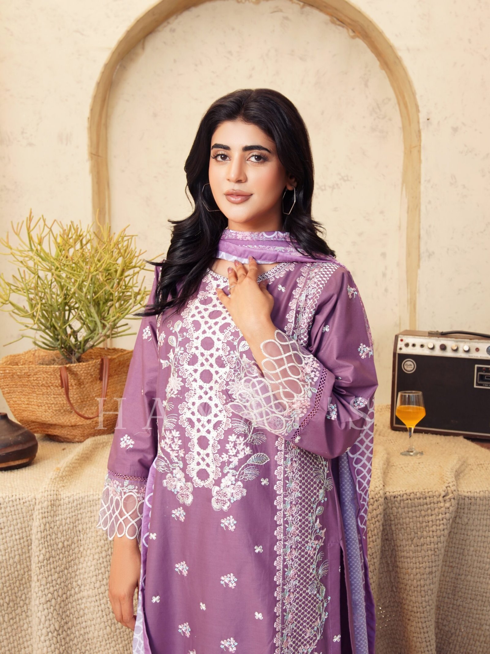Mehak-e-Hayat Deep Maroon - 1020