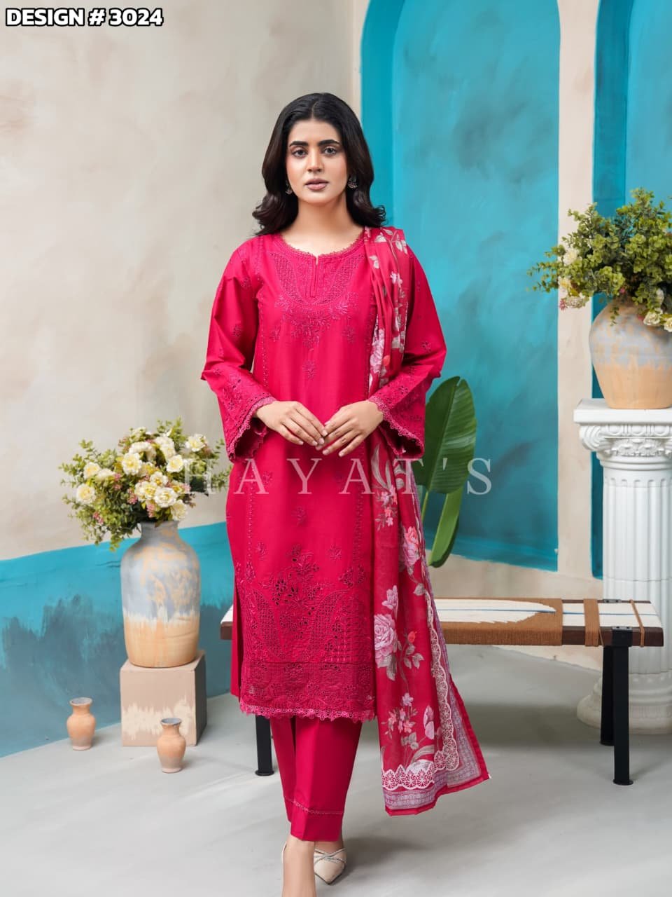 Rangrez-e-Hayat Crimson Bloom - 3024