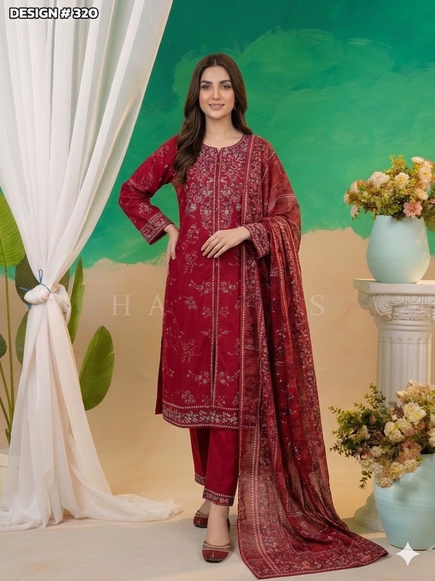 Mehak-e-Hayat Deep Maroon - 320
