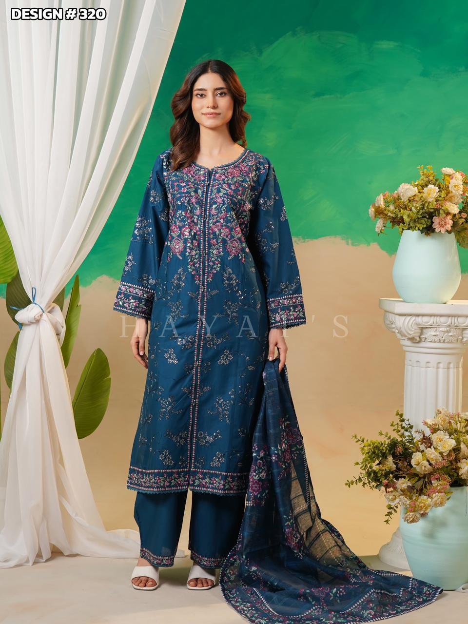 Mehak-e-Hayat Midnight-Teal - 320