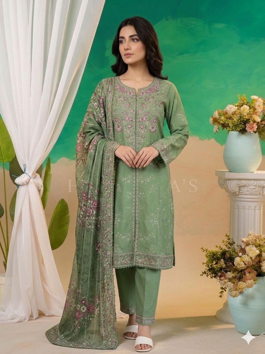 Mehak-e-Hayat Sage Green - 320