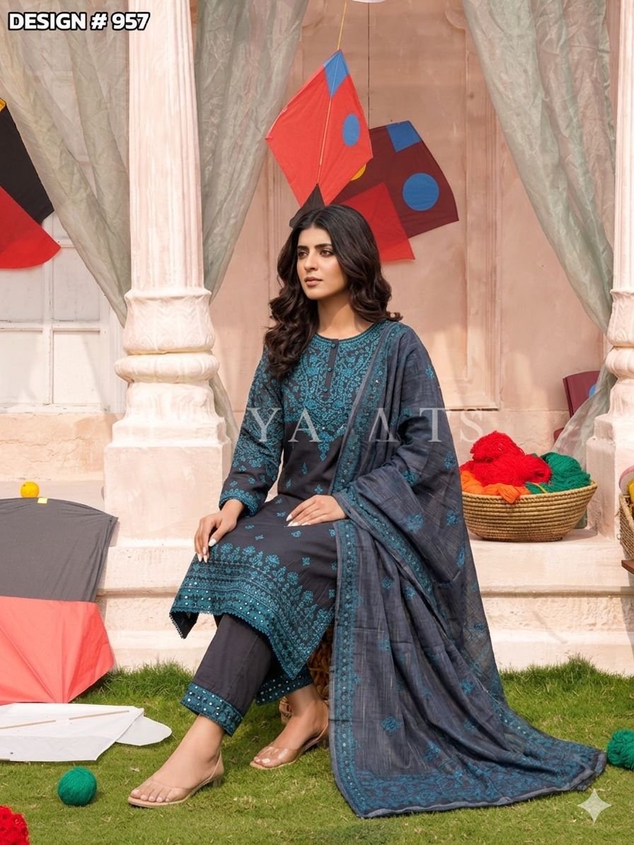 Rangrez-e-Hayat Charcoal Slate - 957