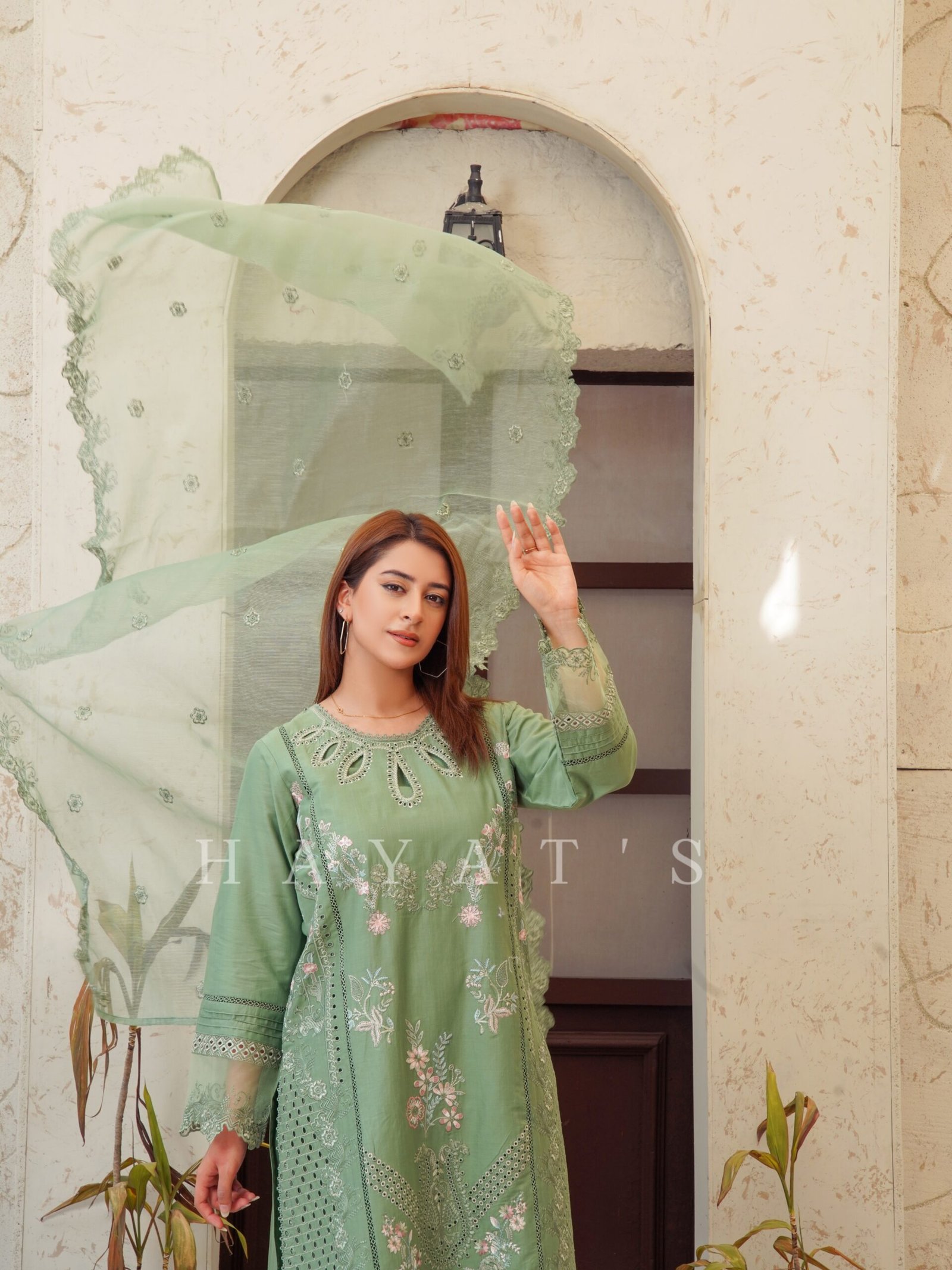 Gul-e-Bahar Vol 2 - 3PC Sage Noor Elegance