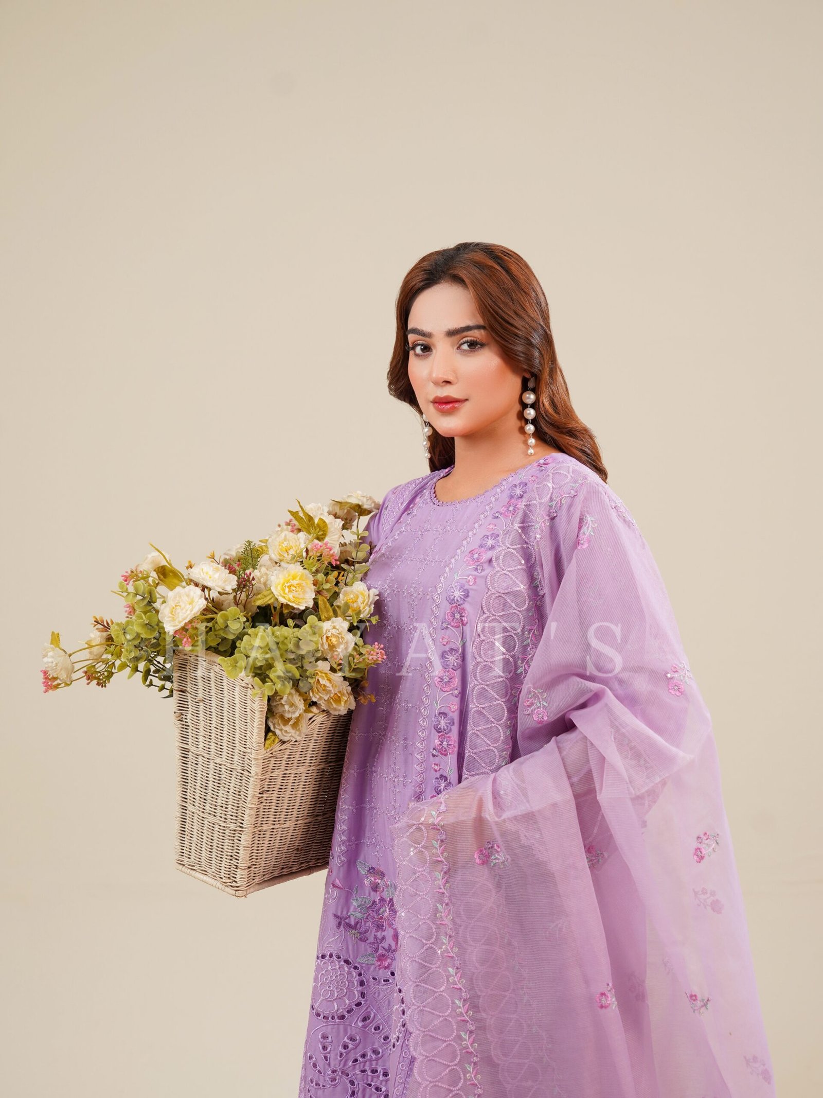 Zeenat-e-EID Vol 2 - 3PC Lilac Mist