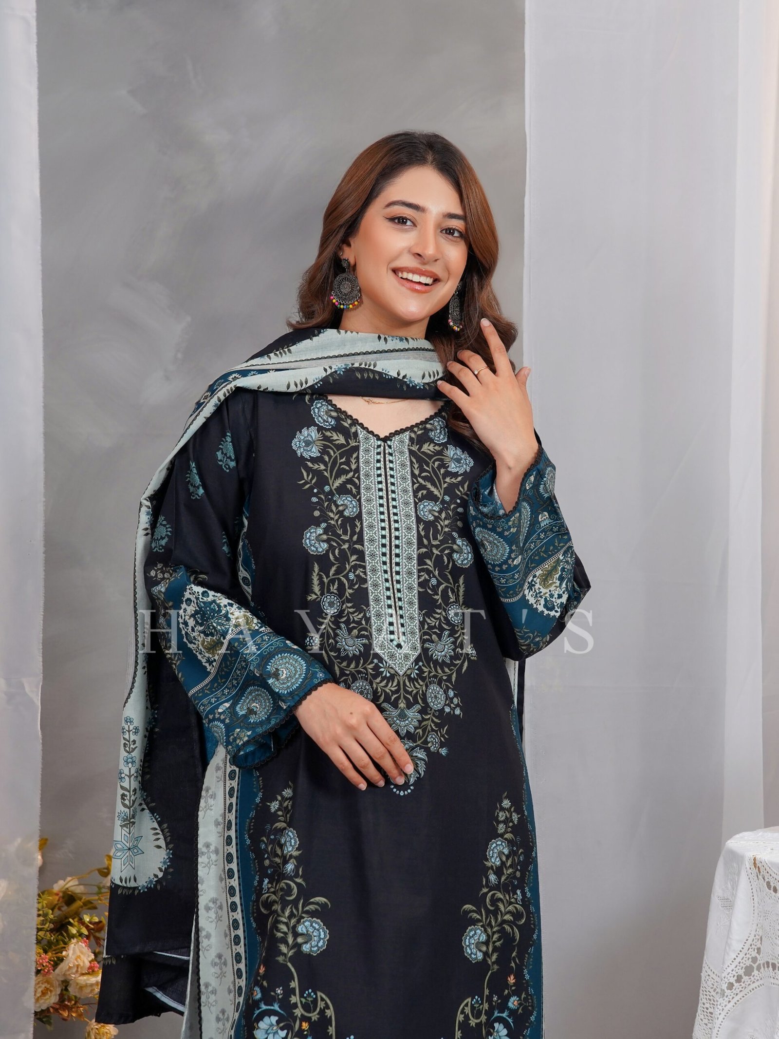 Summer Whisper Vol 2 - 3PC Charcoal Blue
