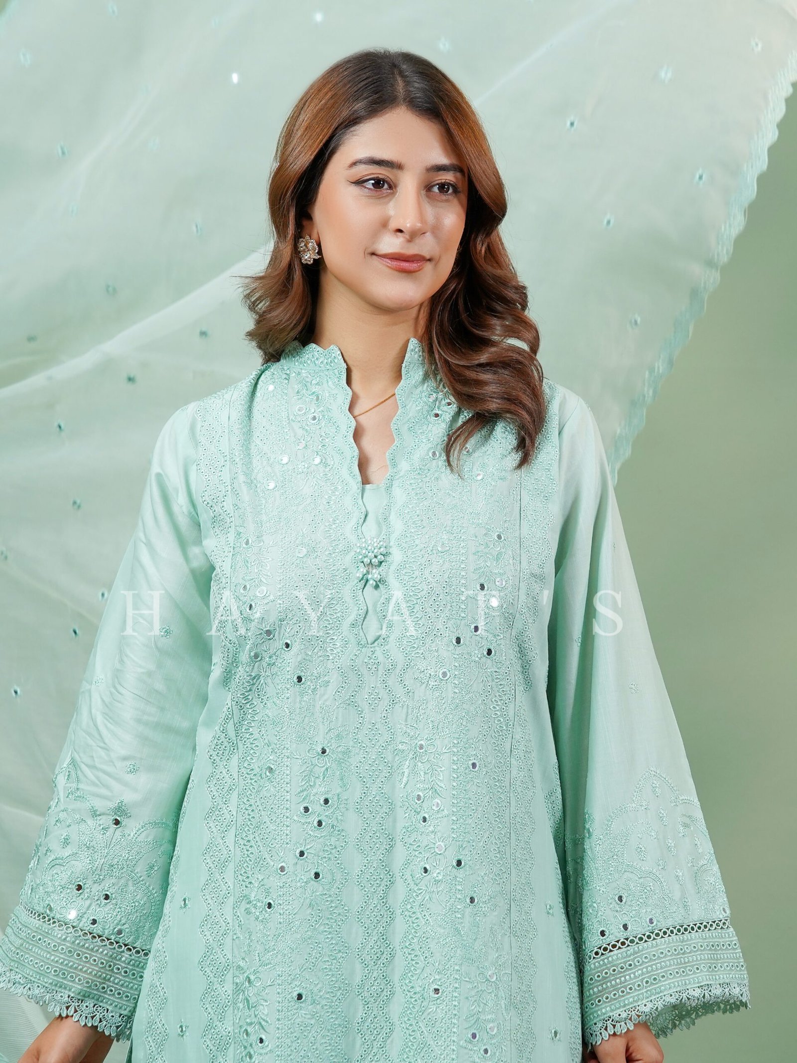 Husn-e-Hayat Vol 35 - 3PC Mint Frost