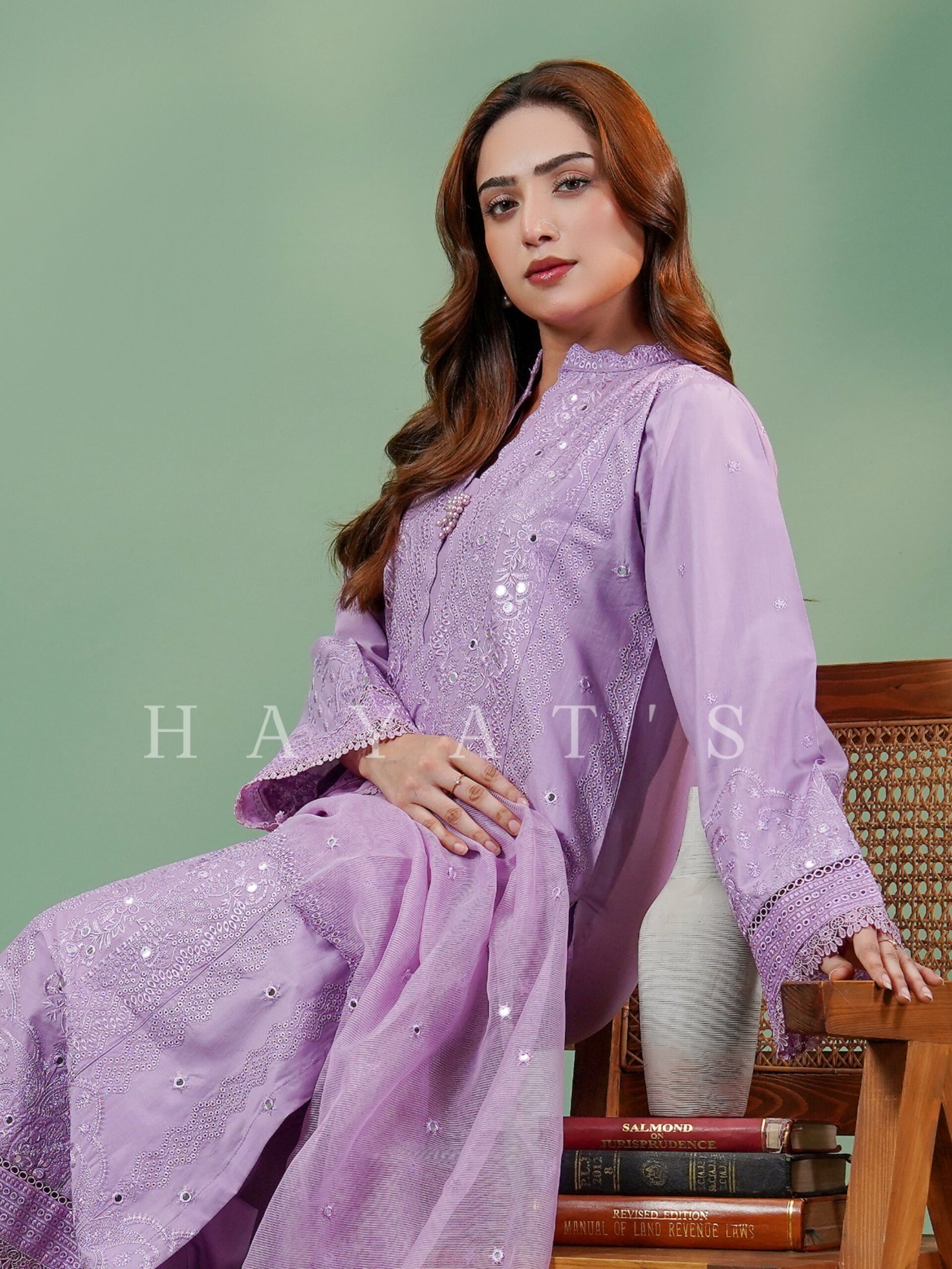 Husn-e-Hayat Vol 35 - 3PC Sweet Lavender