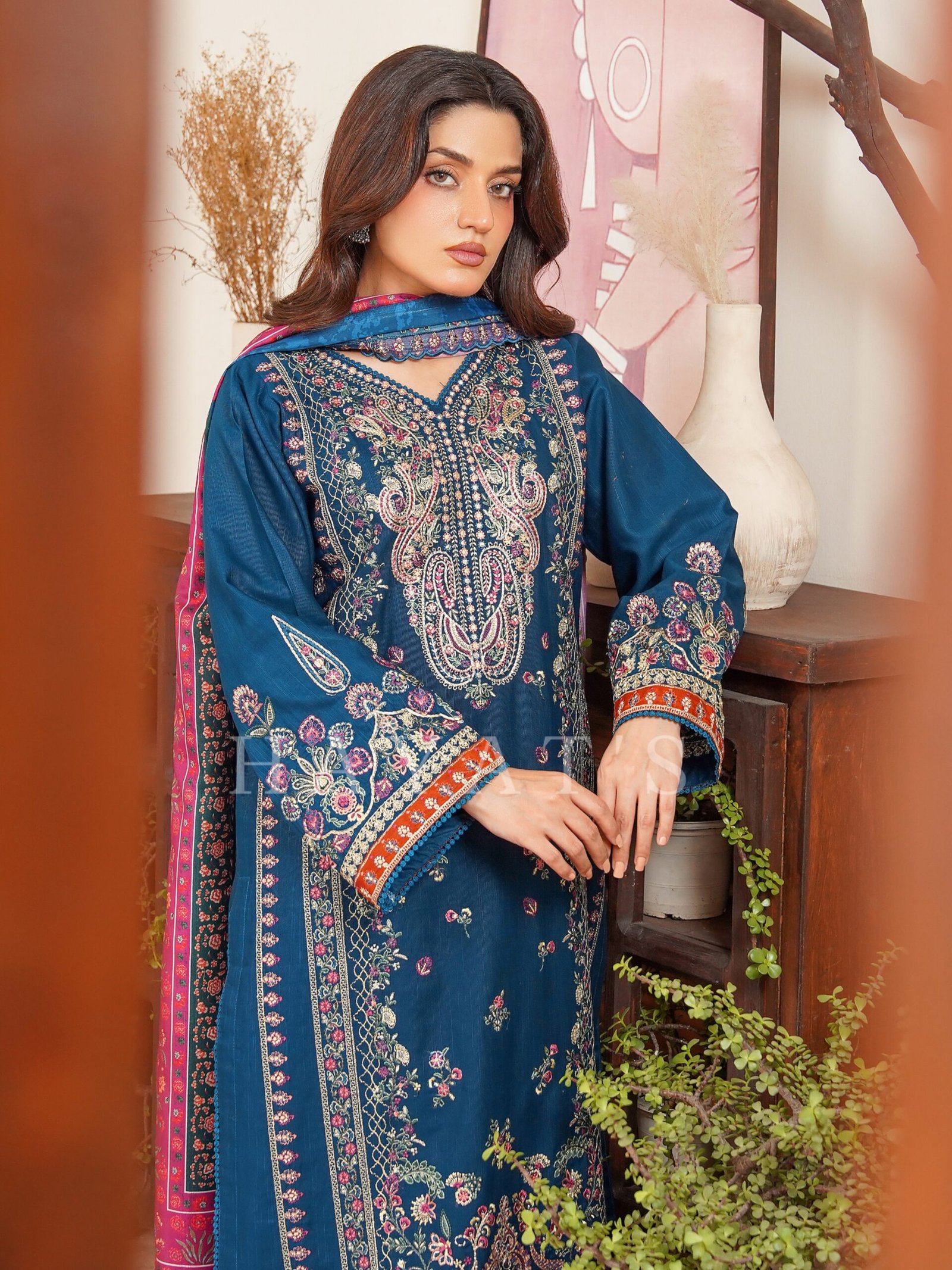 Andaaz-E-Hayat Vol 3 - Deep Teal Blue
