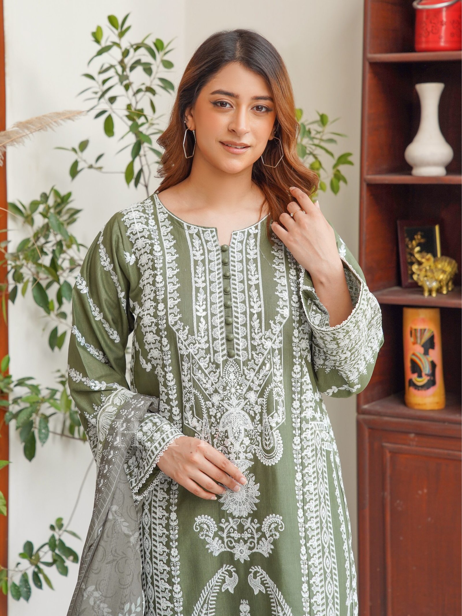 Andaaz-E-Hayat Vol 2 - Olive Green